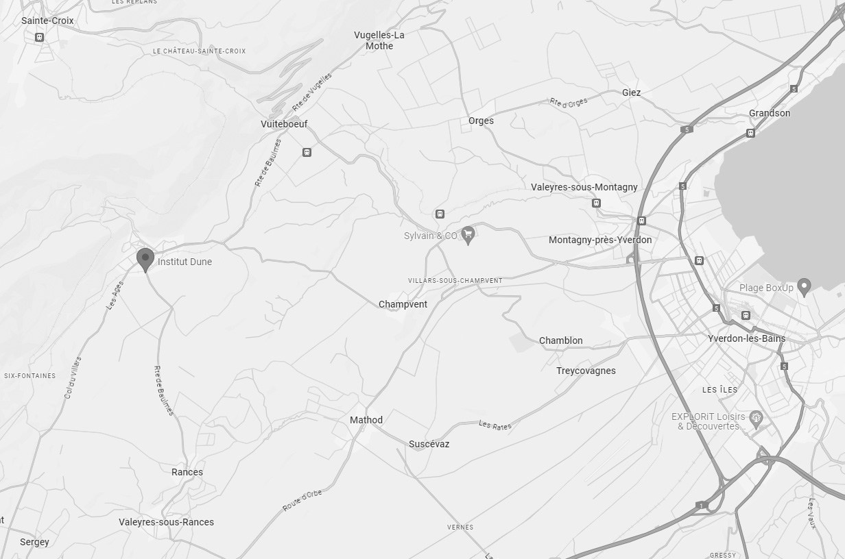Carte de Baulmes et environs